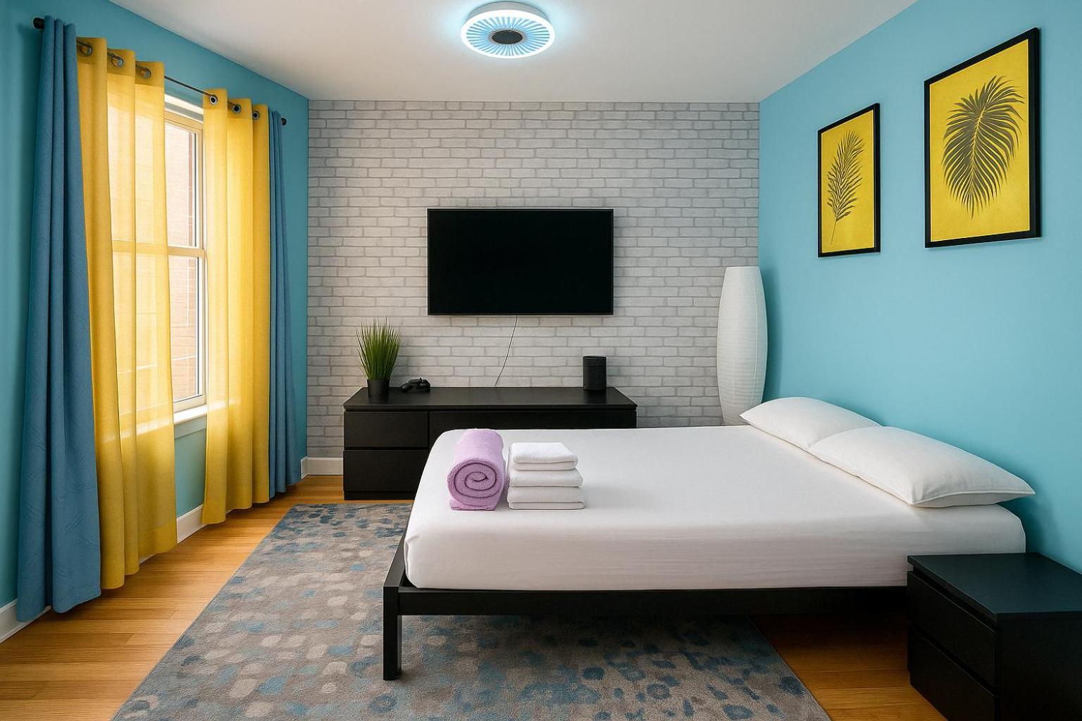 Modern Xl Queen Room Comfort & Character In Harlem Nueva York Exterior foto